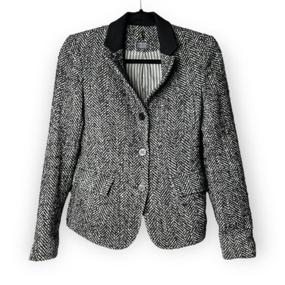 Moussy Jackets & Blazers - Moussy Vintage Black & White  Tweed Blazer 2